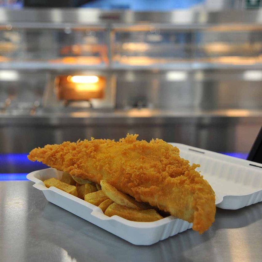 A Fish and Chip Shop in Hornsea Sullivans